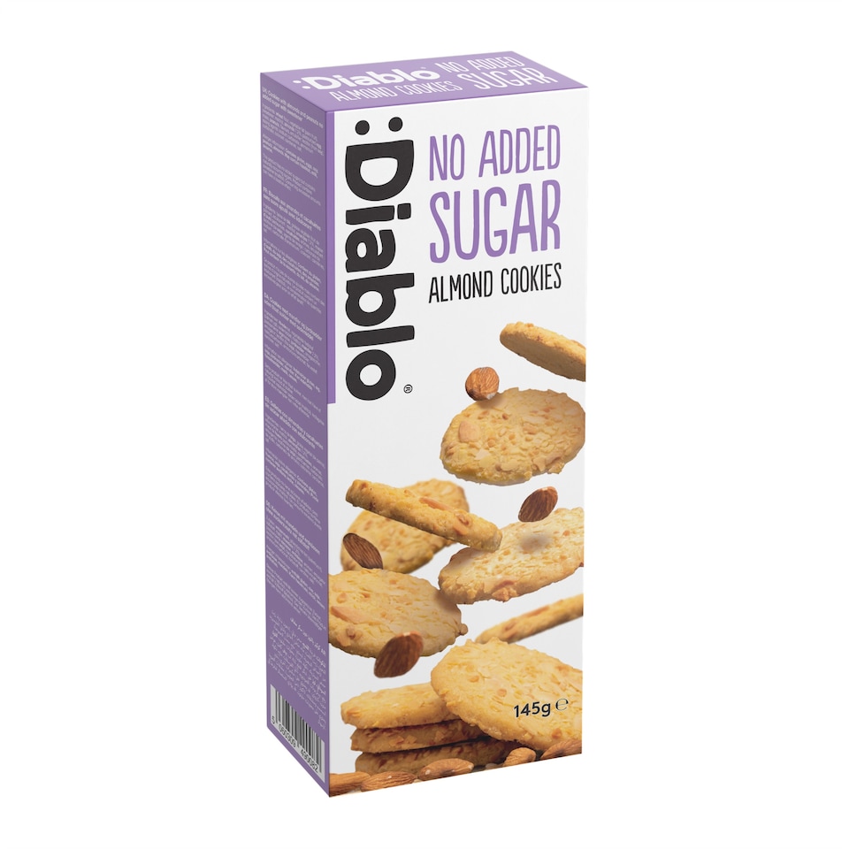 image 1 of Diablo No Added Sugar Almond Cookies 145g
