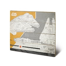 STAR WARS: THE LAST JEDI (MILLENNIUM FALCON PLANS) - WOOD PANEL