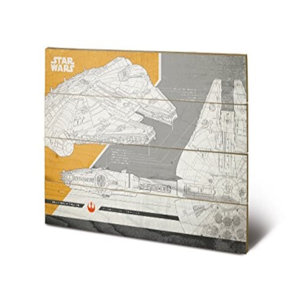 STAR WARS: THE LAST JEDI (MILLENNIUM FALCON PLANS) - WOOD PANEL