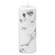 image 4 of Hill Interiors Luxe Collection Marble Natural Glow Electric Candle - White/Black - 15cm x 7cm x 7cm