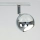 image 1 of ValueLights Mini Retro 3 Way Silver Eyeball Chrome Spotlight