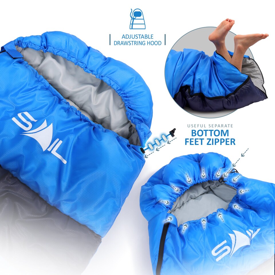 image 1 of SAIL One X Waterproof Sleeping Bag - Extra Wide 230x100cm - 3-4 Season