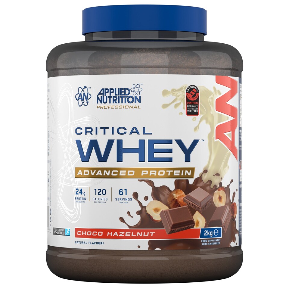 image 1 of Applied Nutrition Critical Whey Advanced Protein Powder - Choco Hazelnut - 61 Servings