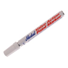 Markal Paint-riter Valve Action Paint Marker - Multi Colour - White