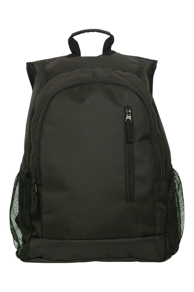 image 1 of Mountain Warehouse Fawkes Rucksack with Padded Back & Side Pockets Everyday Bag | Black