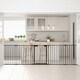 image 7 of COSTWAY 5 Panel Fireplace Fence Room Divider Black