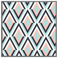 Geometric pattern (Picture Frame) Grey | XS