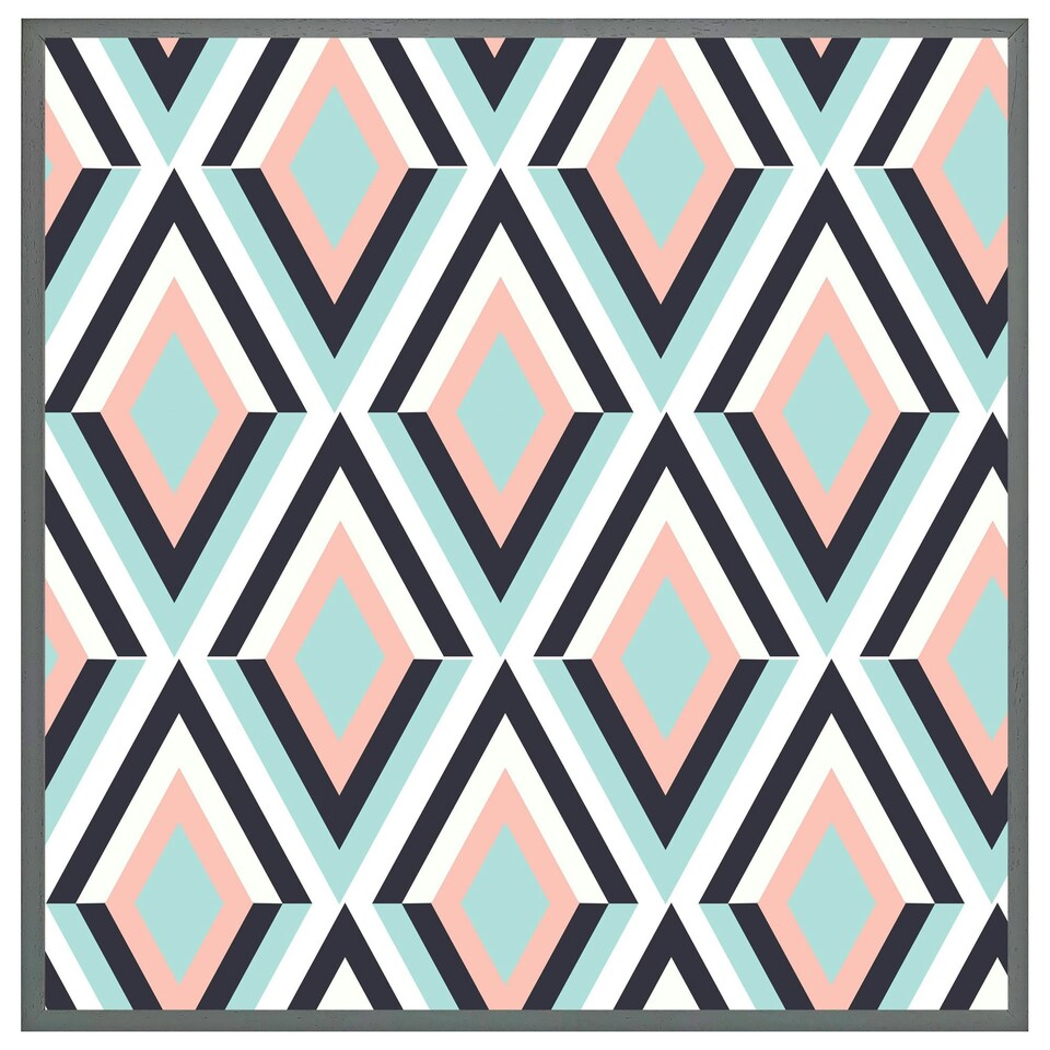 image 1 of Geometric pattern (Picture Frame) Grey | XS