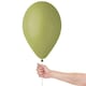 image 2 of Olive Green Bio Latex Balloons 33cm / 13 in - Pack of 10