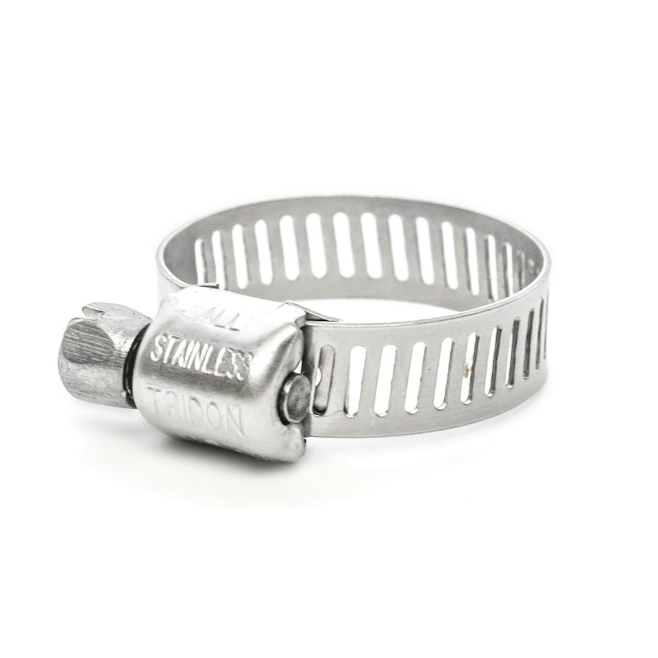 image 1 of Pisces 10 Pack 16-25mm Stainless Steel Clips for 20mm hose