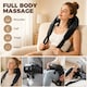 image 5 of HOMCOM Cordless Neck Massager with Heat, 4D Shiatsu Shoulder Massager