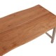 image 2 of Corona Grey, Live Edge Large Dining Table Grey