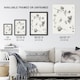 image 3 of Flowers Leaves Butterfly Drawing Vintage Wall Art Print Hoytema 24x32"