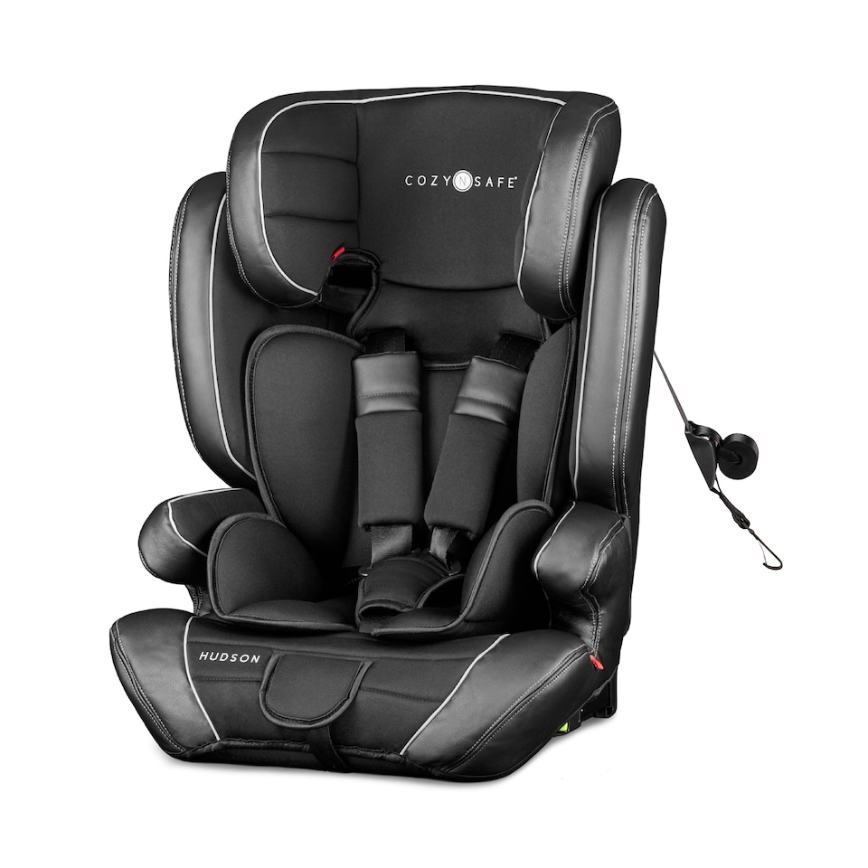 image 1 of Cozy N Safe Hudson Car Seat Group 1/2/3 9-36kg, ISOFix & Top Tether, 25kg Harness, Forward Facing High Back Booster, Side Impact Protection, Adjustable Headrest, 9 Months to 12 Years