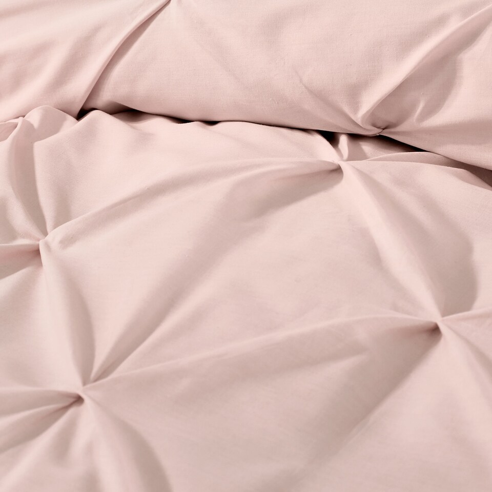 image 1 of Serene Lara Duvet Cover Set Blush