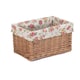 image 8 of Double Steamed Garden Rose Willow Storage Baskets Multi | Multi | L