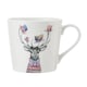 image 1 of Mikasa x Tipperleyhill Stag Print Porcelain Mug, 380ml | White