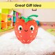 image 8 of Berry Boo Pinata Smashlings Soft Toy Cute Plushie Huggable Cuddly 30cm Red