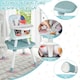 image 8 of COSTWAY 6-in-1 Baby High Chair Convertible Feeding Chair-colorful