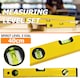 image 6 of Spirit Level, 3pcs High Accuracy Spirit Level Set Lightweight DIY Builder 400, 600, 1000mm, Aluminum Alloy Level Set