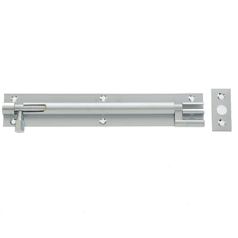 High-Quality Satin Chrome Brass Necked Barrel Bolts 75x25mm for Enhanced Security - Door Bolt