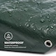 image 4 of Waterproof 4ft 1.2m Garden Furniture 2 Seater Bench Seat Cover | Green