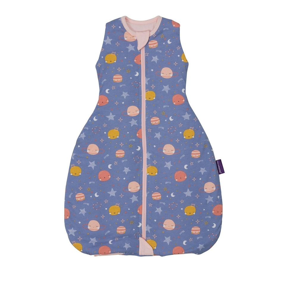 image 1 of Clevamama 3-in-1 Nite Romper & Sleep Bag 2.5 Tog Pink