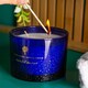 image 7 of Nicola Spring Soy Wax Scented Candles - 350g - Patchouli & Rosewood - Pack of 3 | Blue | Blue