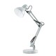 image 4 of ValueLights Monda Gloss Grey Table Lamp and E14 Golfball LED 4W Warm White 3000K Bulb Grey
