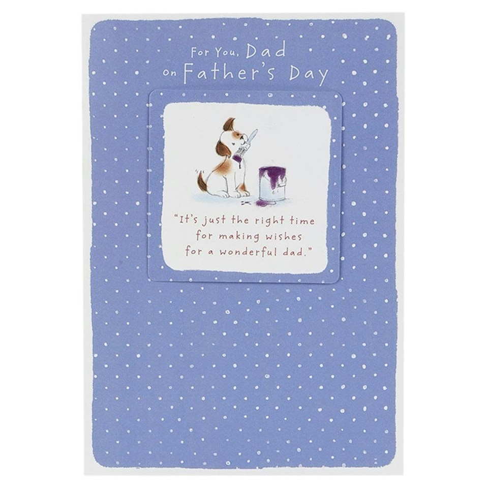 image 1 of Hallmark Dad Father's Day Card Making Wishes Medium