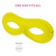 image 7 of Yellow Eye Mask on Elastic – Fancy Dress Accessory for Superheroes, Costumes & Parties Yellow | One Size