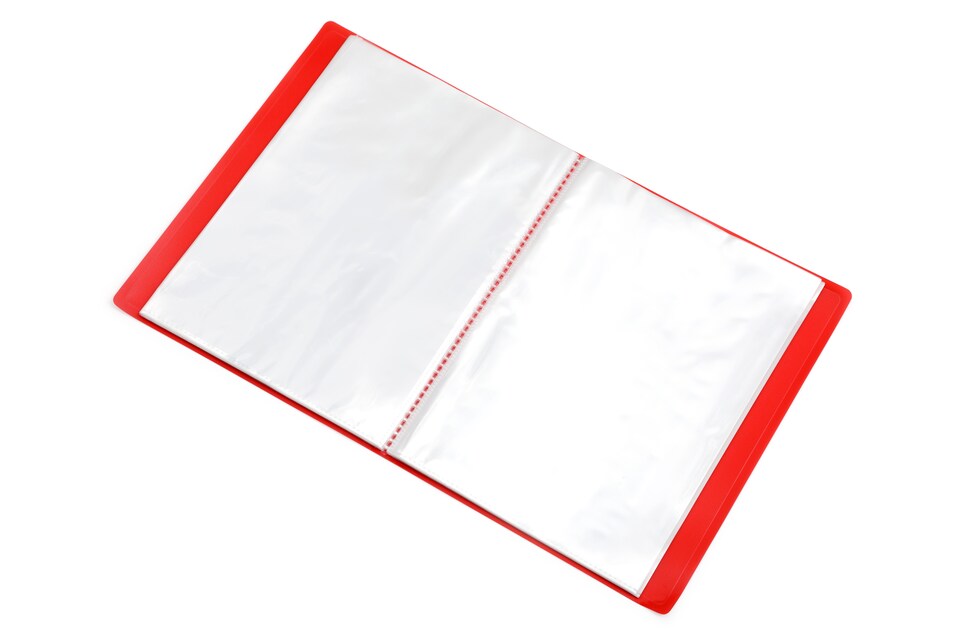 image 1 of ARPAN A4 Display Book Folder for School, Filing, Storage, Interviews, CVS & Presentations, Flexible Cover, A4 Display Folder with 104 Pockets 208 Sides