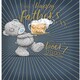 image 1 of Bear Holding Beer O'Clock Design Father's Day Card