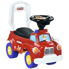 AIYAPLAY Ride On Car Foot to Floor Design with Under Seat Storage, Red
