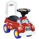 image 1 of AIYAPLAY Ride On Car Foot to Floor Design with Under Seat Storage, Red