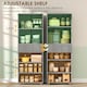image 4 of HOMCOM Kitchen Cupboard Storage Cabinet Push Open Doors and Drawers, Grey