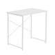 image 1 of Harbour Housewares Wooden Computer Desk - White/White | White | White/White