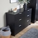 image 2 of Phoenix Chest Of 5 Drawers Bedroom Furniture Clothing Storage Organiser Unit | Black