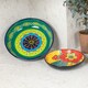 image 2 of Verano Spanish Ceramics Classic Spanish Large Food Bowl - 30cm Blue/Green Blue | Green