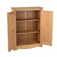 image 7 of Corona 2 Door Cupboard Unit in Antique Waxed Pine - Adjustable and Removable Shelves | Brown | Brown | One Size | 1