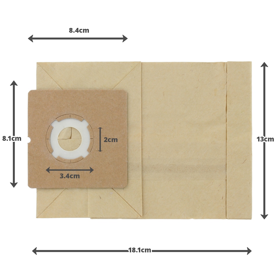 image 1 of Reliapart Dust Bags for Vax 9002565472 Pack of 5 1000 1100 1300 73132 73134 73135