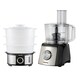 image 1 of GEEPAS 3-Tier Food Steamer & 1200W Compact Food Processor Combo Set