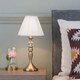 image 6 of Edwina Antique Brass Touch Table Lamp