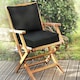 image 10 of Outsunny Outdoor Seat and Back Cushion Set,Olefin Patio Chair Cushion 