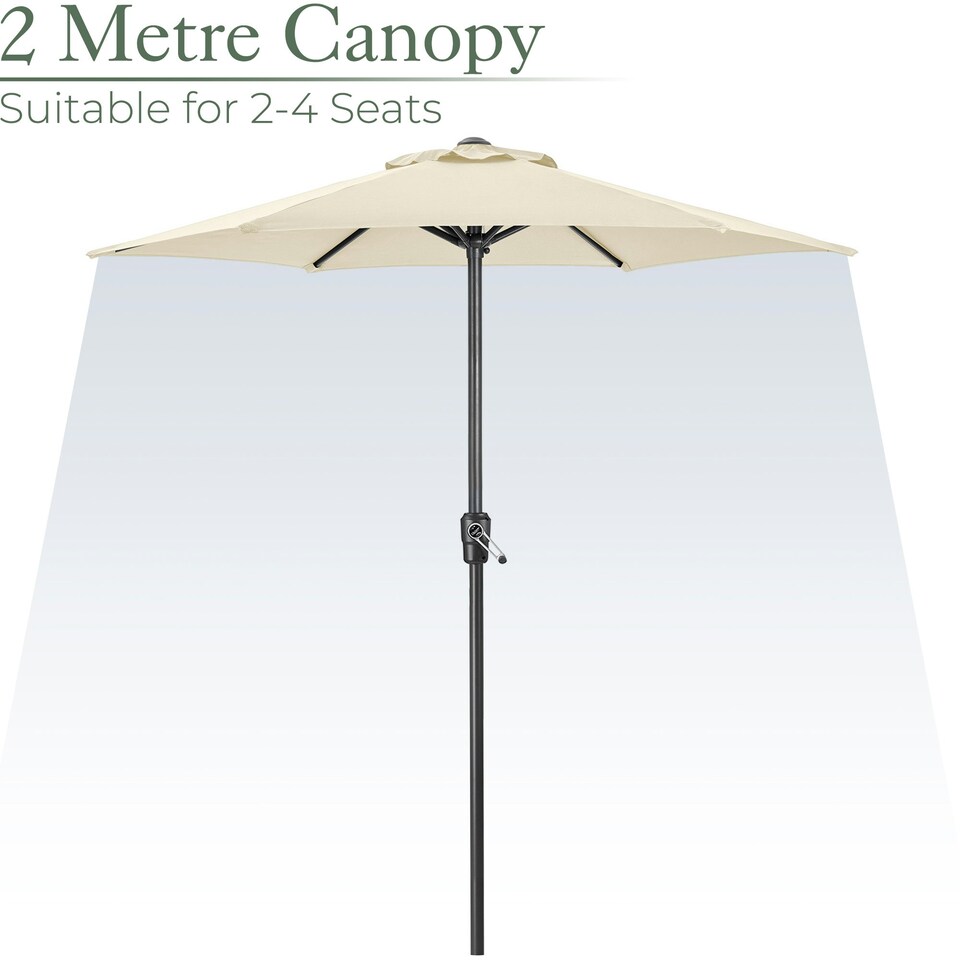 image 1 of 2m Parasol with Crank