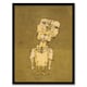 image 1 of Paul Klee Framed Wall Art Ghost of a Genius Abstract Self Portrait Home Décor