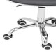 image 5 of Interiors By Premier Ergonomic Black PU Home Office Chair, Comfortable Work From Home Office Chair, Movable Ergonomic Chair