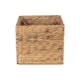 image 7 of Water Hyacinth Square Storage Basket Brown | Brown | M