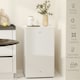 image 10 of HOMCOM 91L Freestanding Under Counter Fridge with Lock White