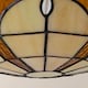 image 6 of ValueLights Tiffany Amber Jewelled Glass Uplighter Lamp Shade | Multi